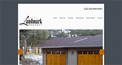 Desktop Screenshot of landmarkgarages.com